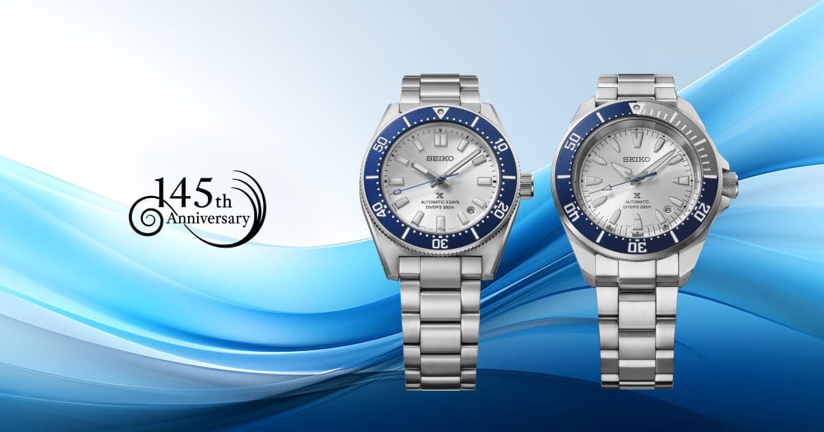 Seiko’s Blue-Bezel Prospex Pair Makes Its 145th-Anniversary Story Feel More Focused