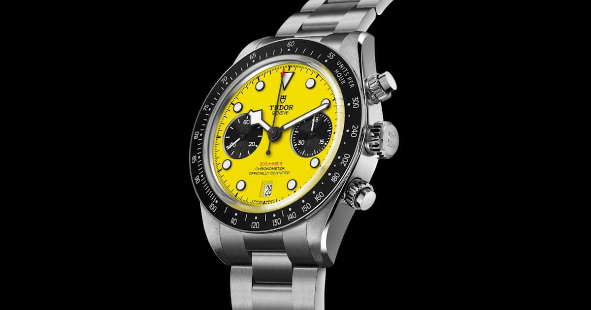 Tudor's Black Bay Chrono 39 'Bumblebee' Fixes the Watch's Proportions by Refusing to Play It Safe