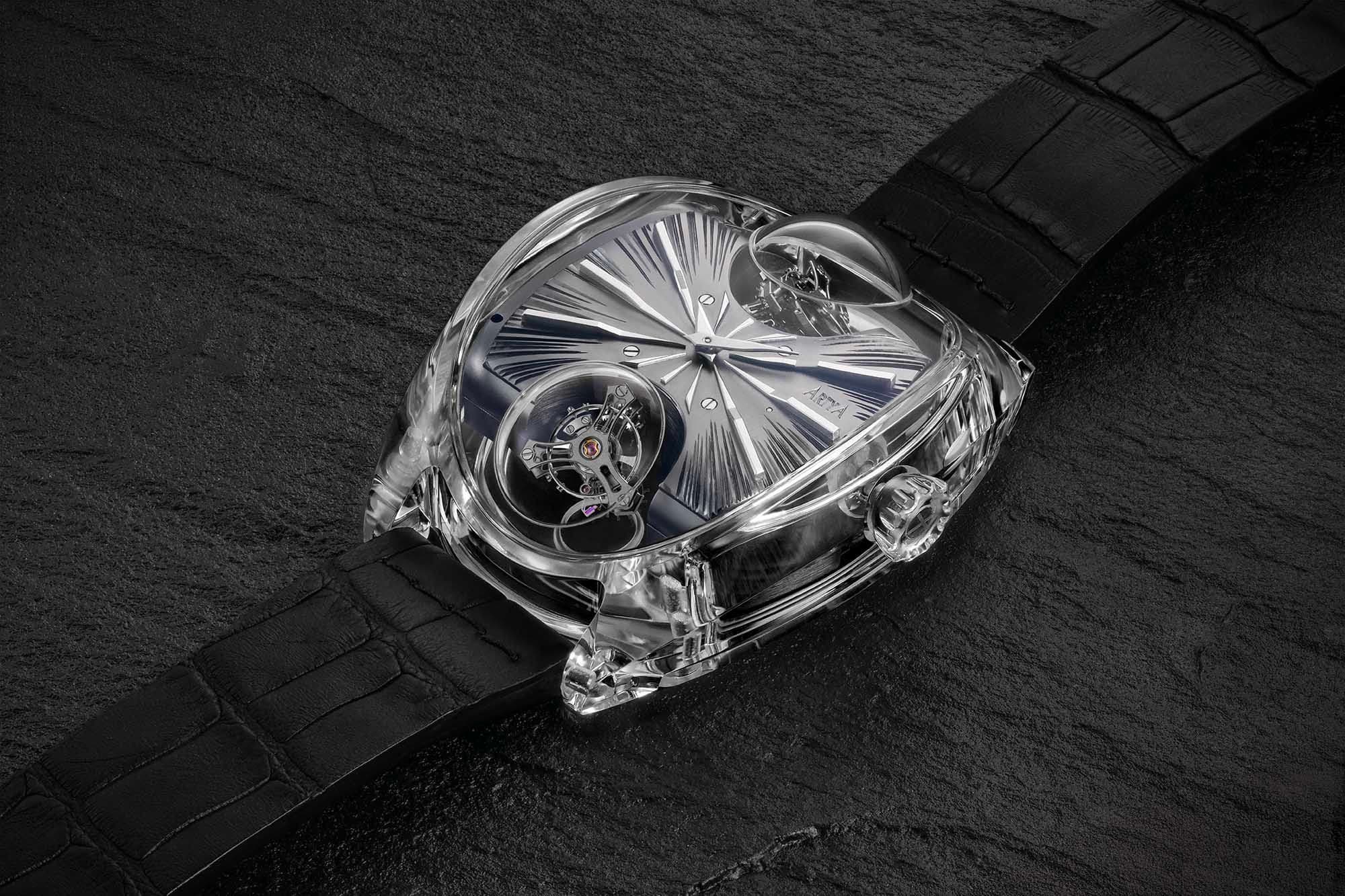 ArtyA Genève Complexity Métiers d'Art on a black background