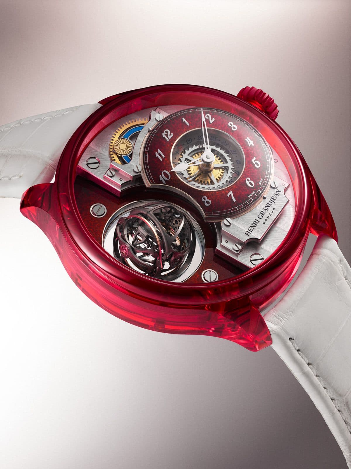 Introducing: Henri Grandjean Magician Atrivm in Vivid Red and Green Sapphire